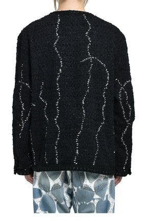 TWEED HOBO JACKET / BLK