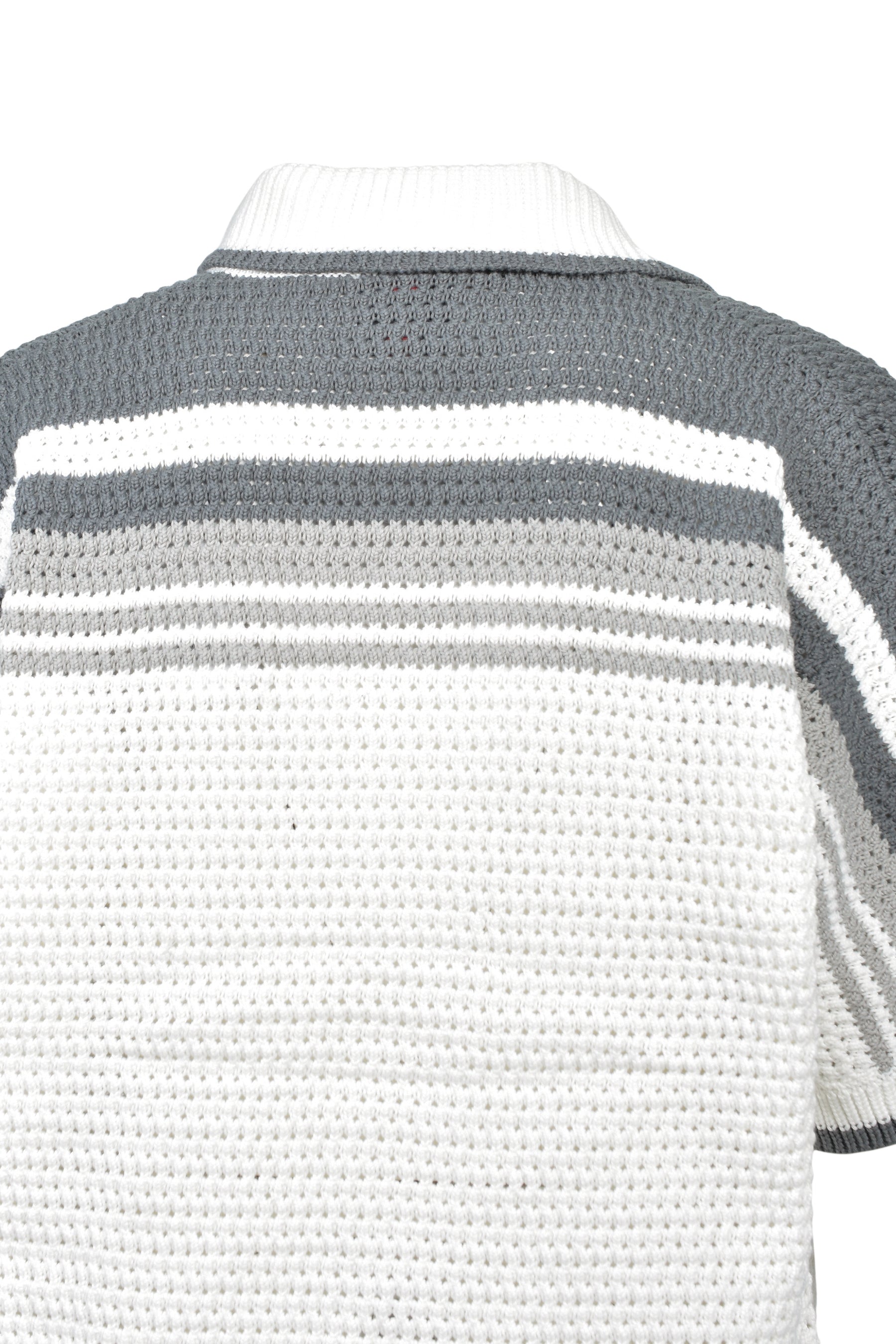 CROCHET SHIRT / WHT GRY