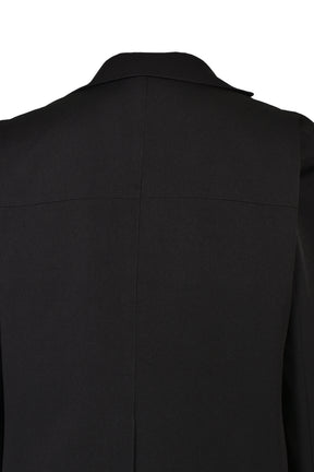 CROSS BUTTON TAILORED JACKET / BLK