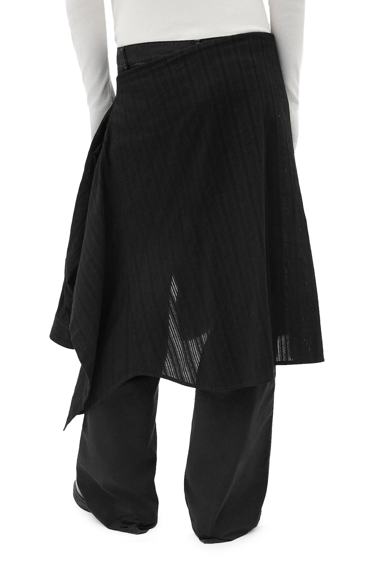 ALDRIK SHIRT APRON / BLK