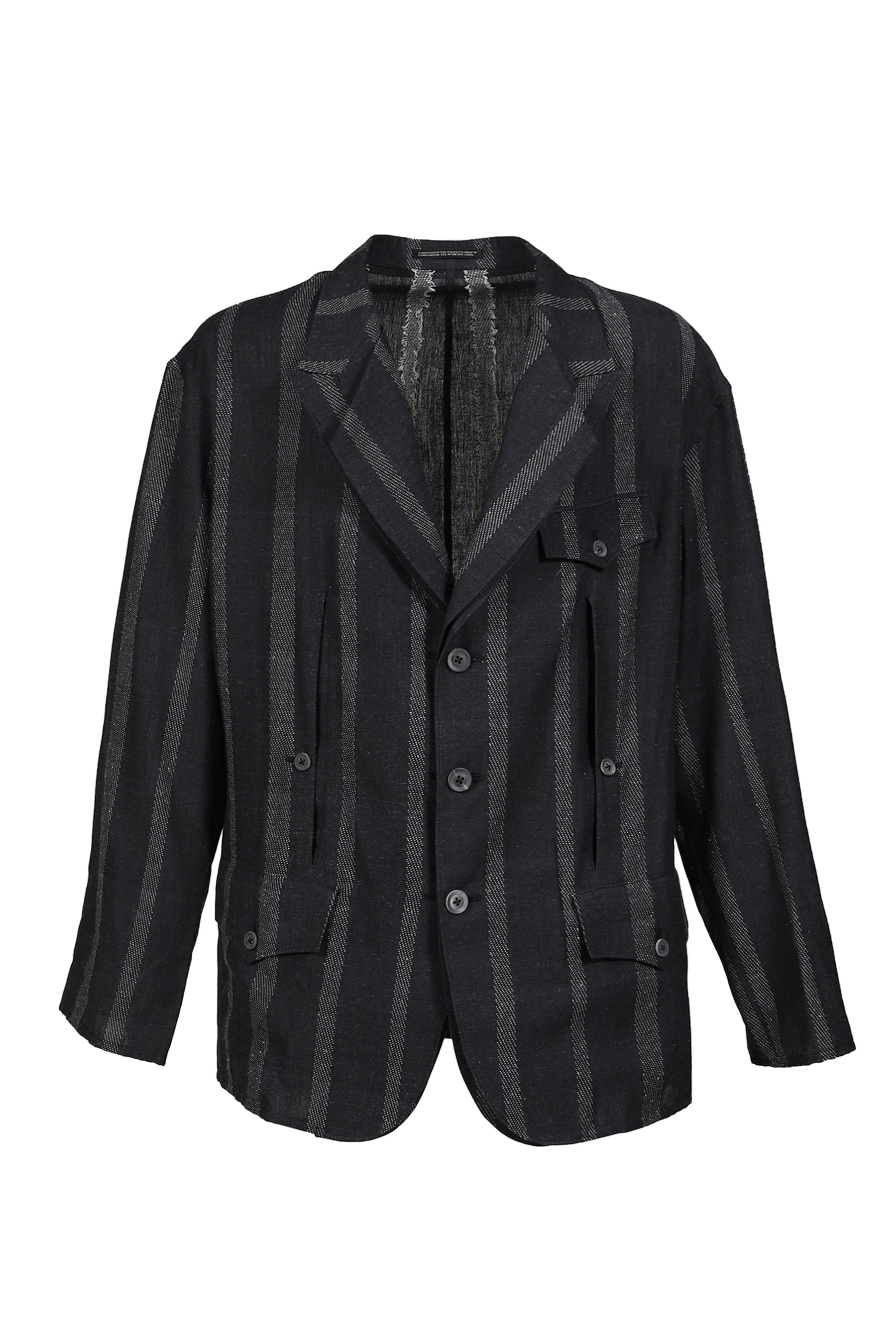 STRIPE JACKET / GRY