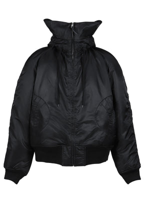 FLIGHT BOMBER JACKET WOVEN / BLK