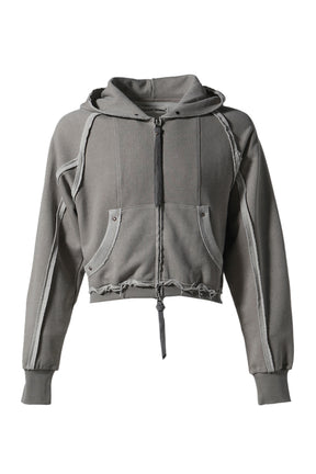 DIAS INSIDE-OUT HOOD ZIP-UP / BEI