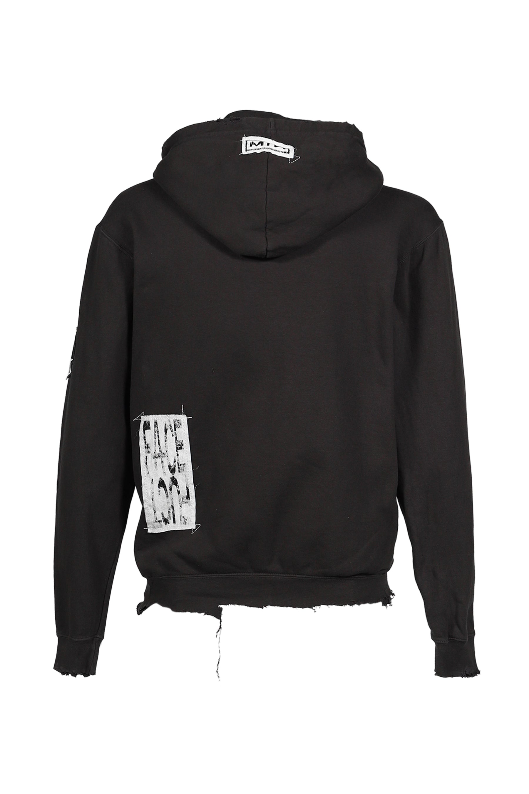 BOOTLEG ZIP UP HOODIE / BLK