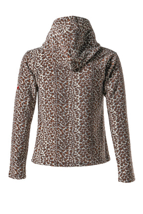 LEOPARD FLEECE HOODIE / LEOPARD