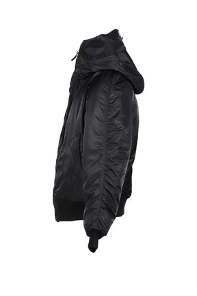 FLIGHT BOMBER JACKET WOVEN / BLK