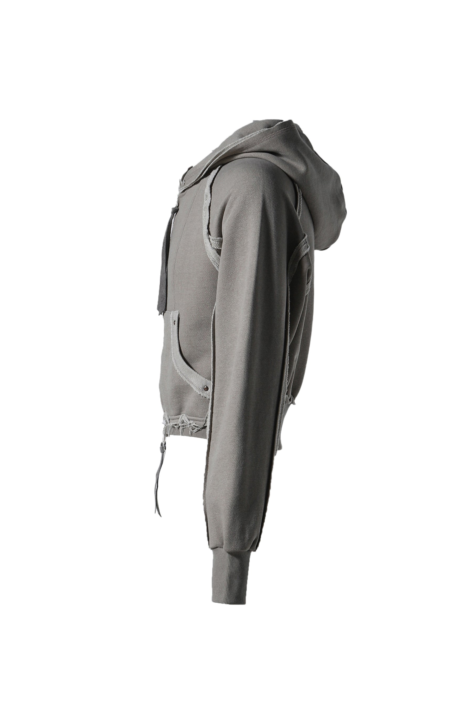 DIAS INSIDE-OUT HOOD ZIP-UP / BEI