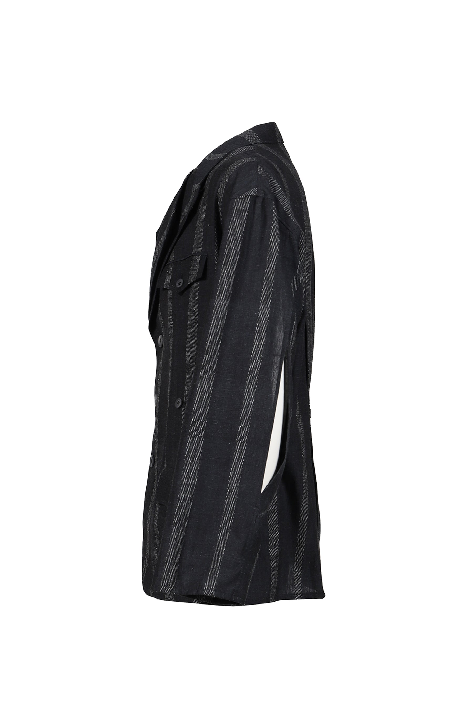 STRIPE JACKET / GRY