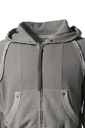 DIAS INSIDE-OUT HOOD ZIP-UP / BEI