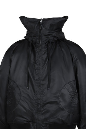 FLIGHT BOMBER JACKET WOVEN / BLK