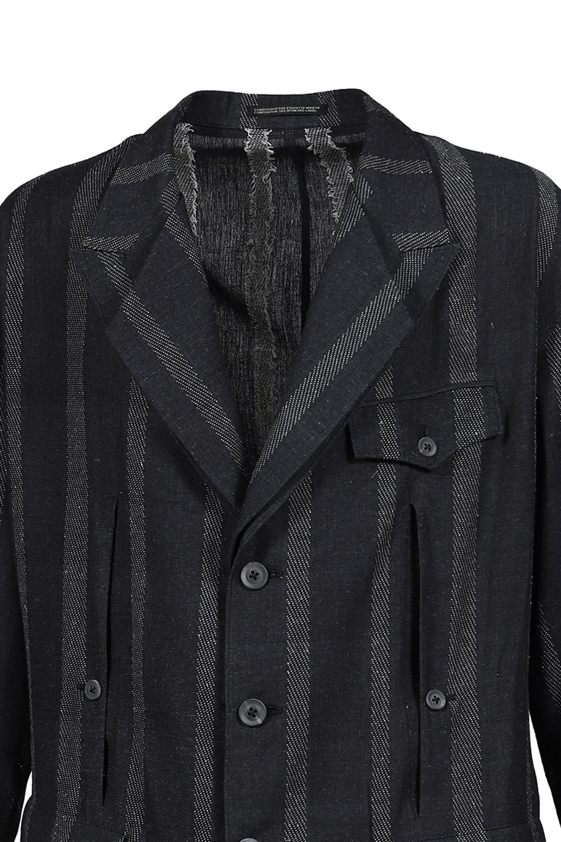 STRIPE JACKET / GRY