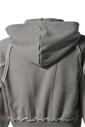 DIAS INSIDE-OUT HOOD ZIP-UP / BEI