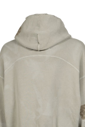 STAMP ZIP-UP HOODIE / GRN
