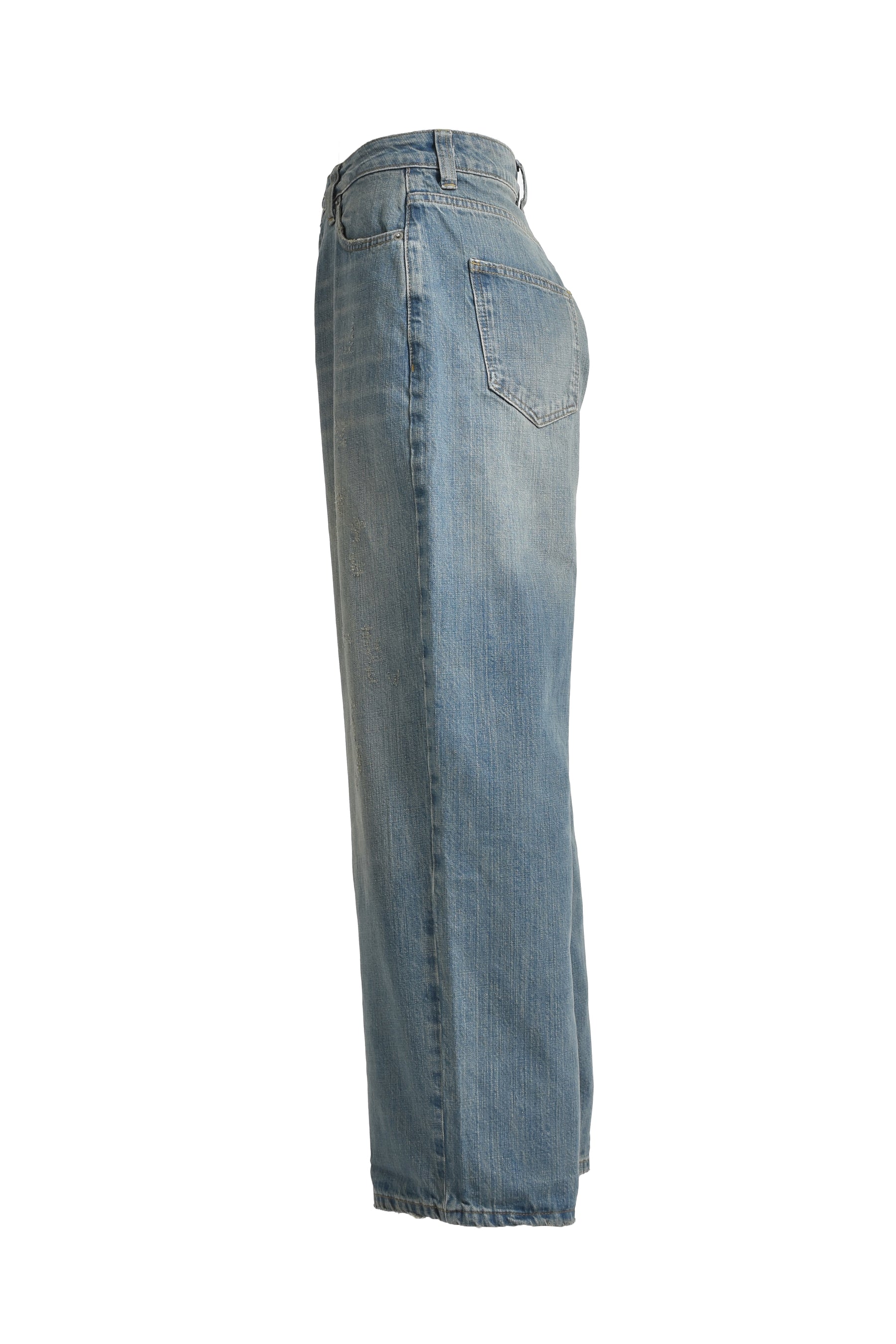 LIGHT WASH SLUB XL COLOSSUS JEANS / BLU