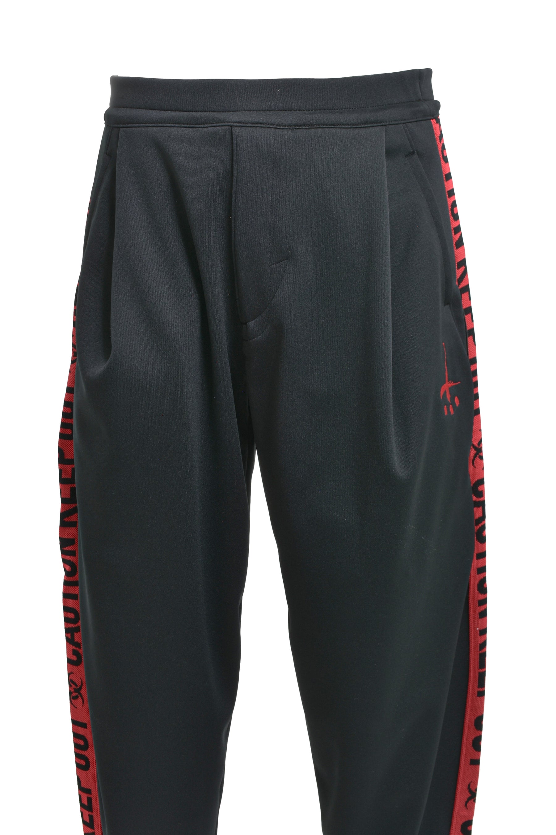 KEEP OUT TRACK PANTS CTLS VER. / BLK RED