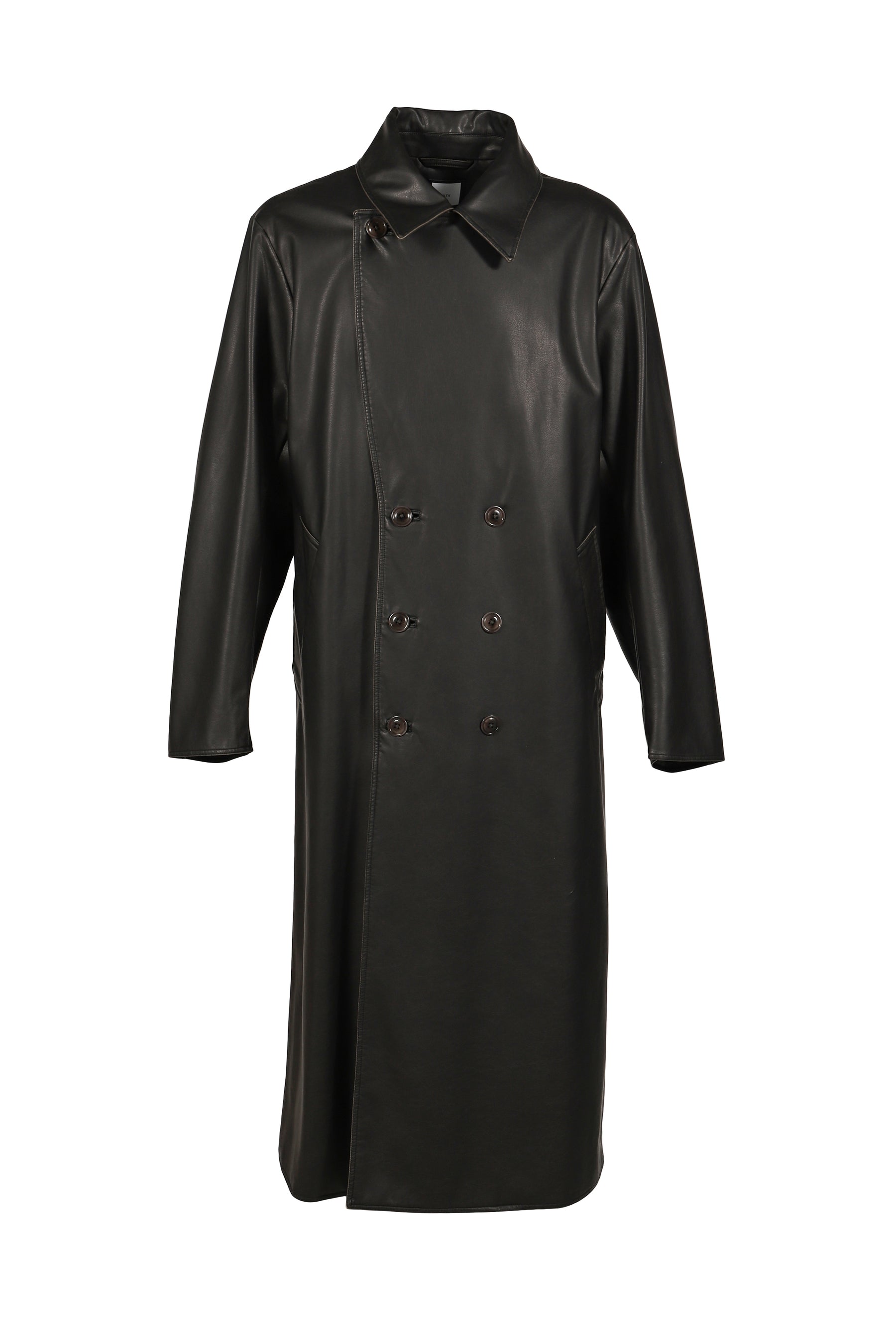 LOOSE DOUBLE COAT / D. BROWN 