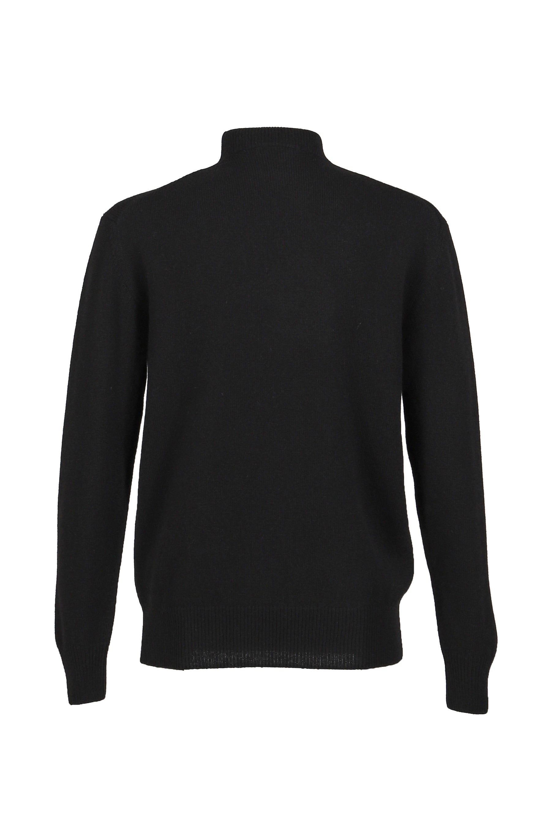 MOCK NECK SWEATER / BLK