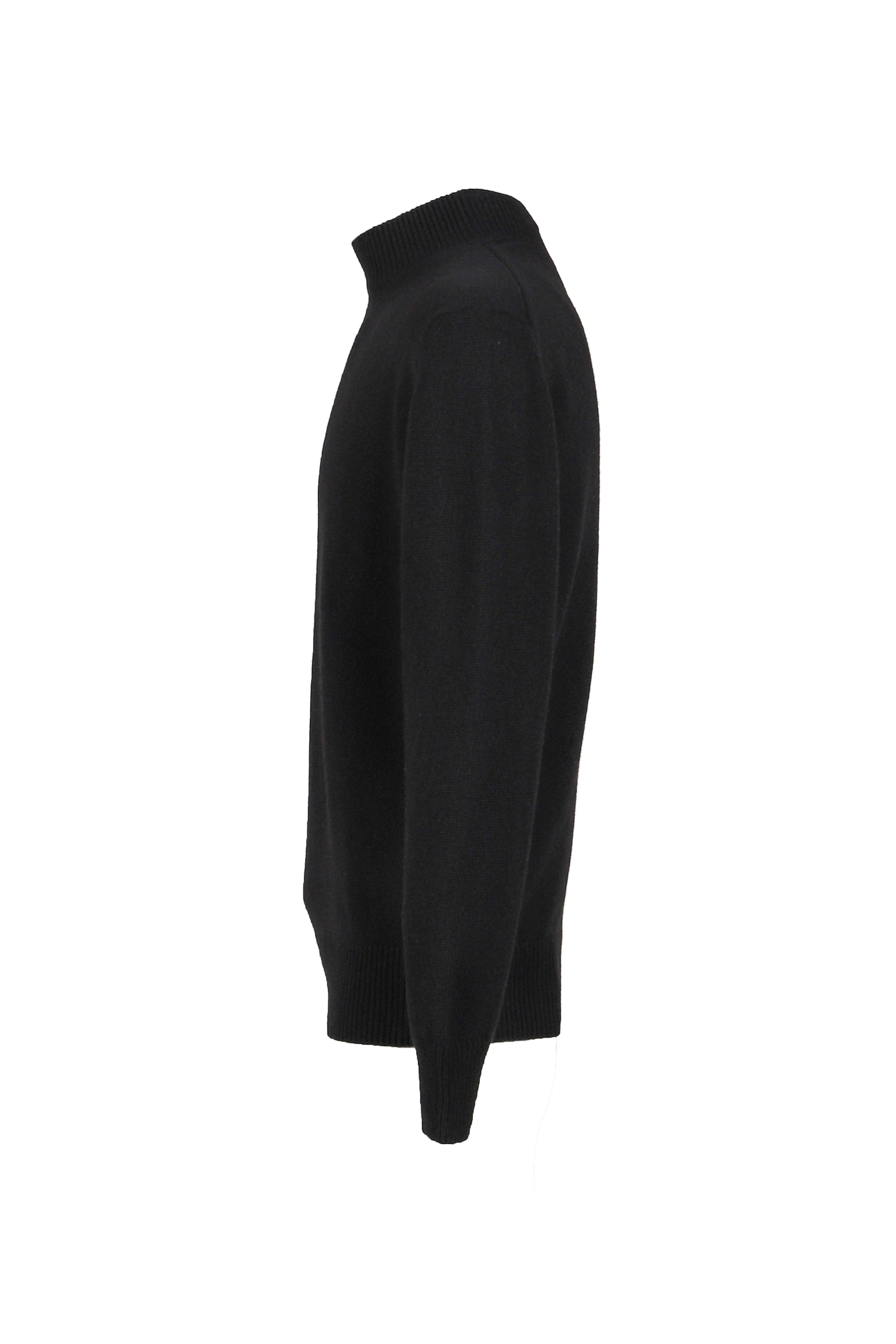 MOCK NECK SWEATER / BLK