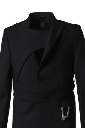 INTEGRATED HARNESS BLAZER / BLK