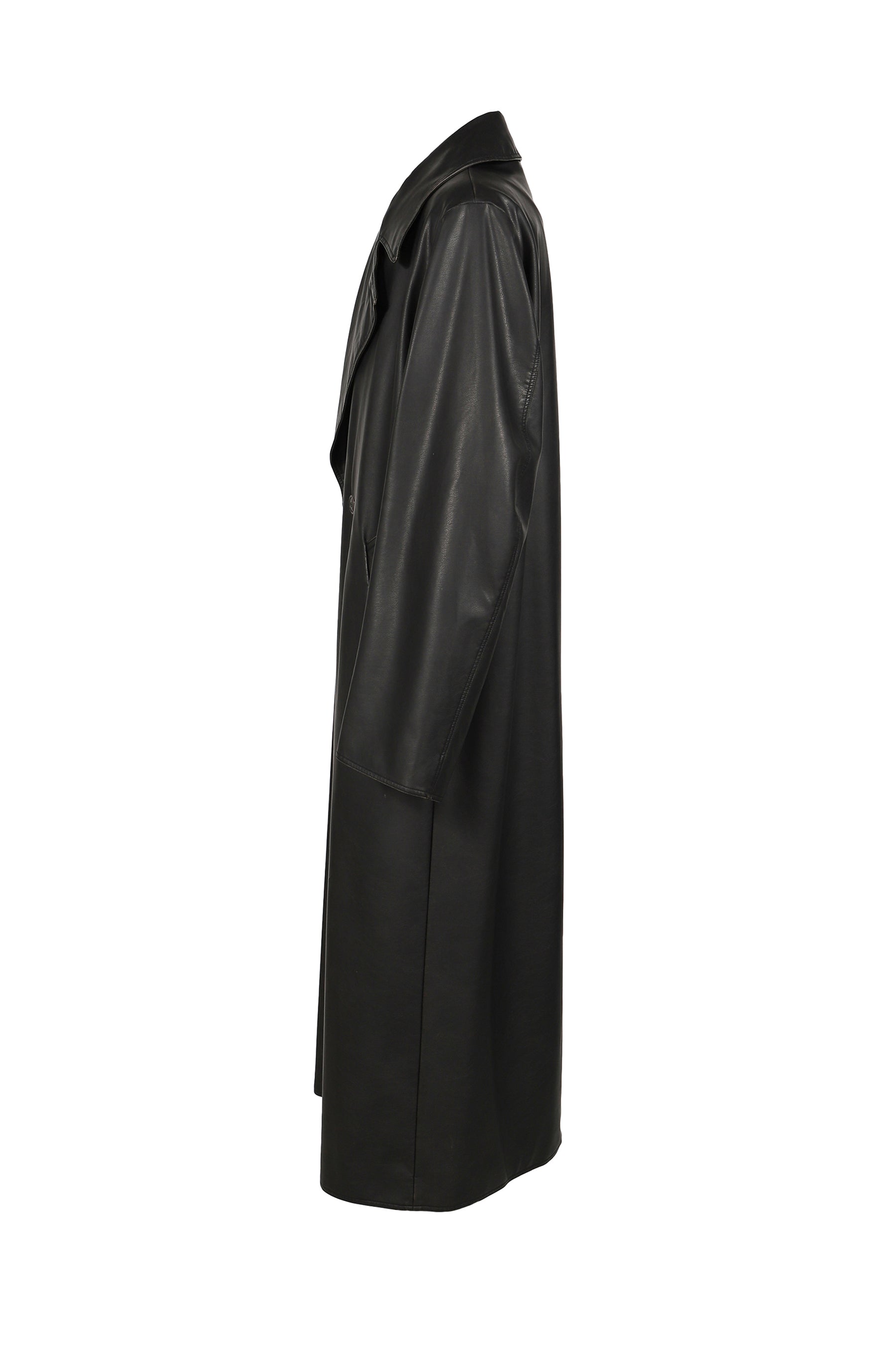 LOOSE DOUBLE COAT / D. BROWN 