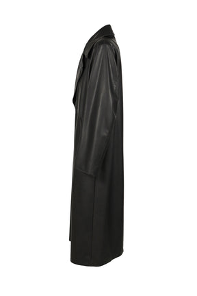 LOOSE DOUBLE COAT / D. BROWN 