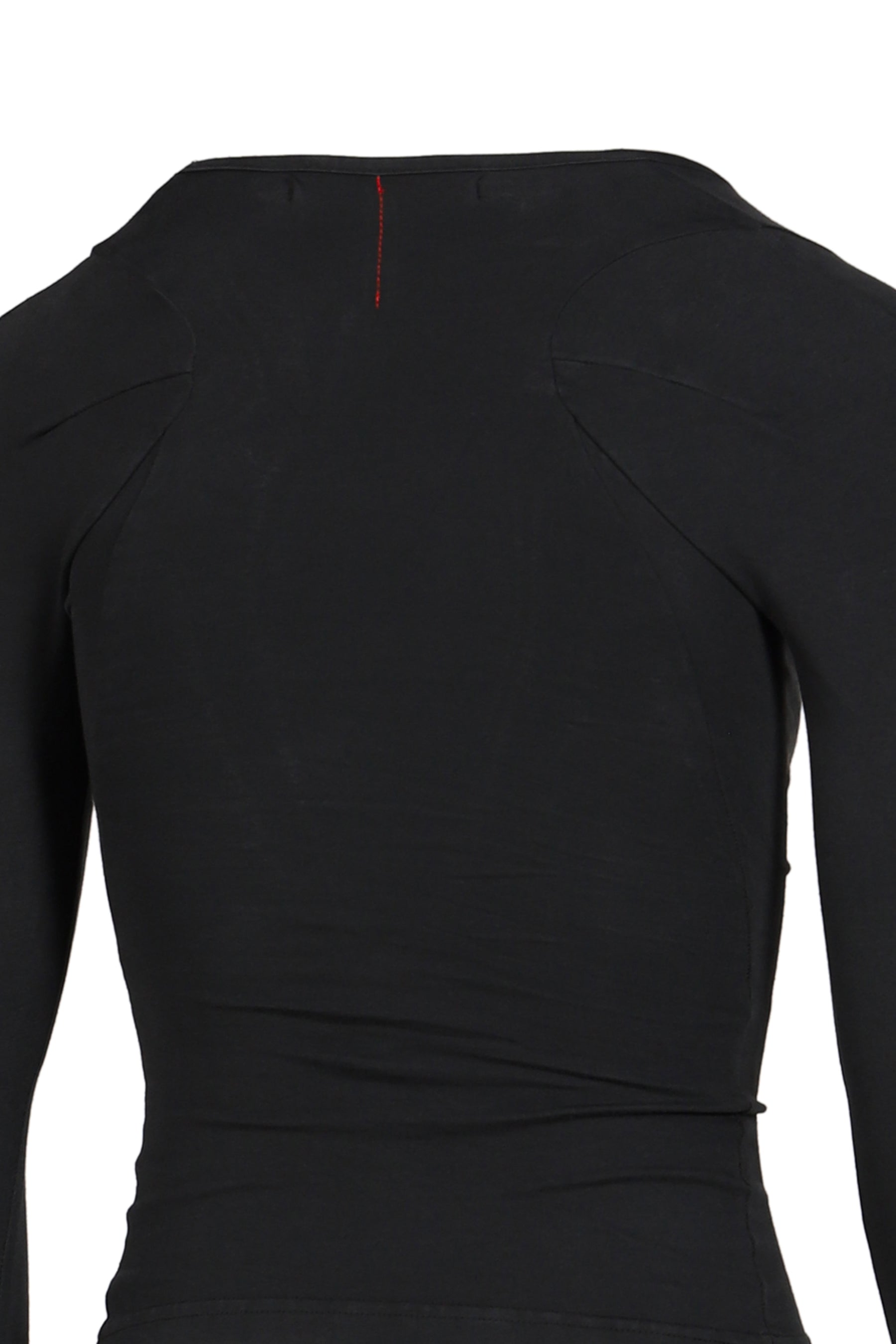 SPLIT RACERBACK RIB LONGSLEEVE / BLK