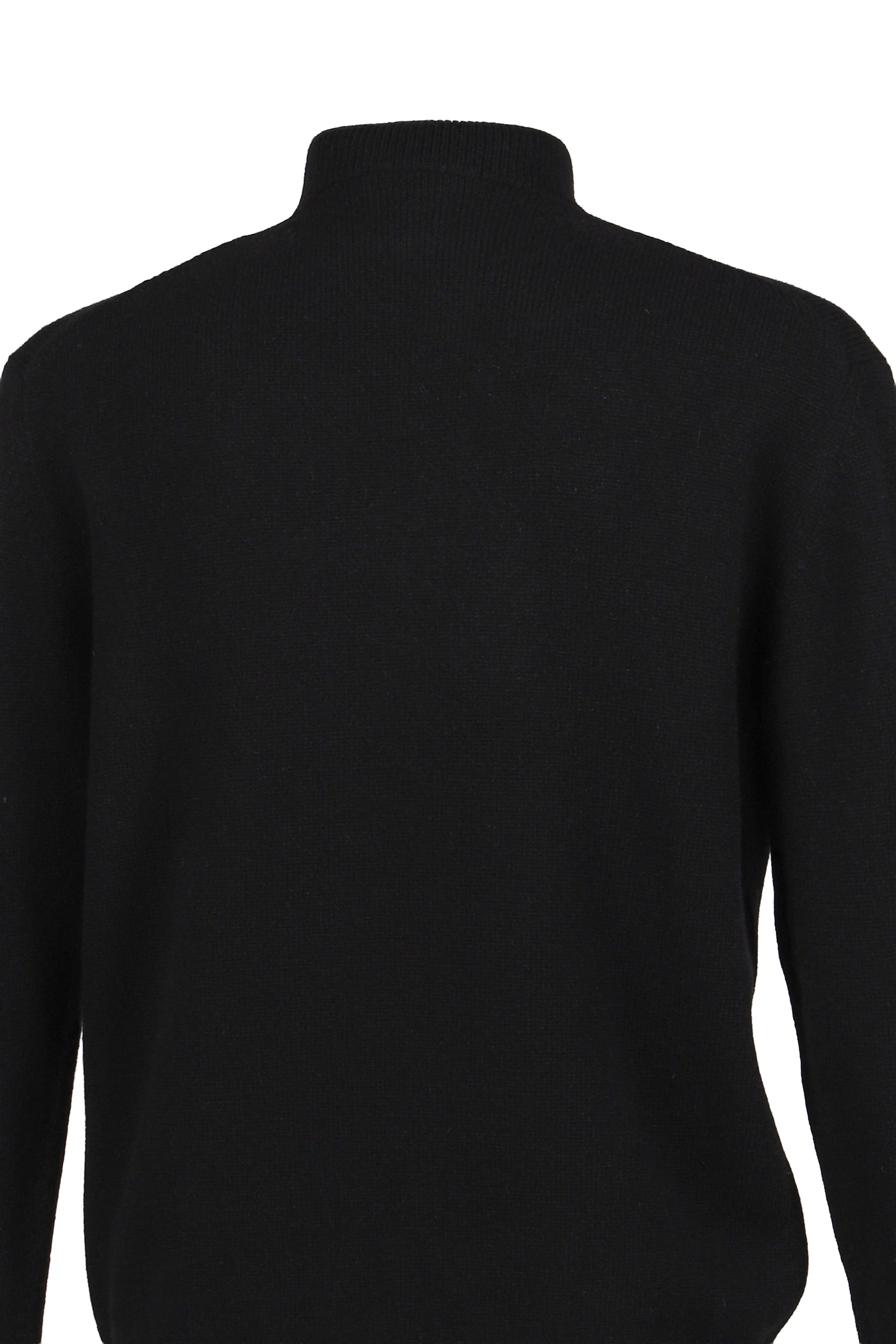 MOCK NECK SWEATER / BLK
