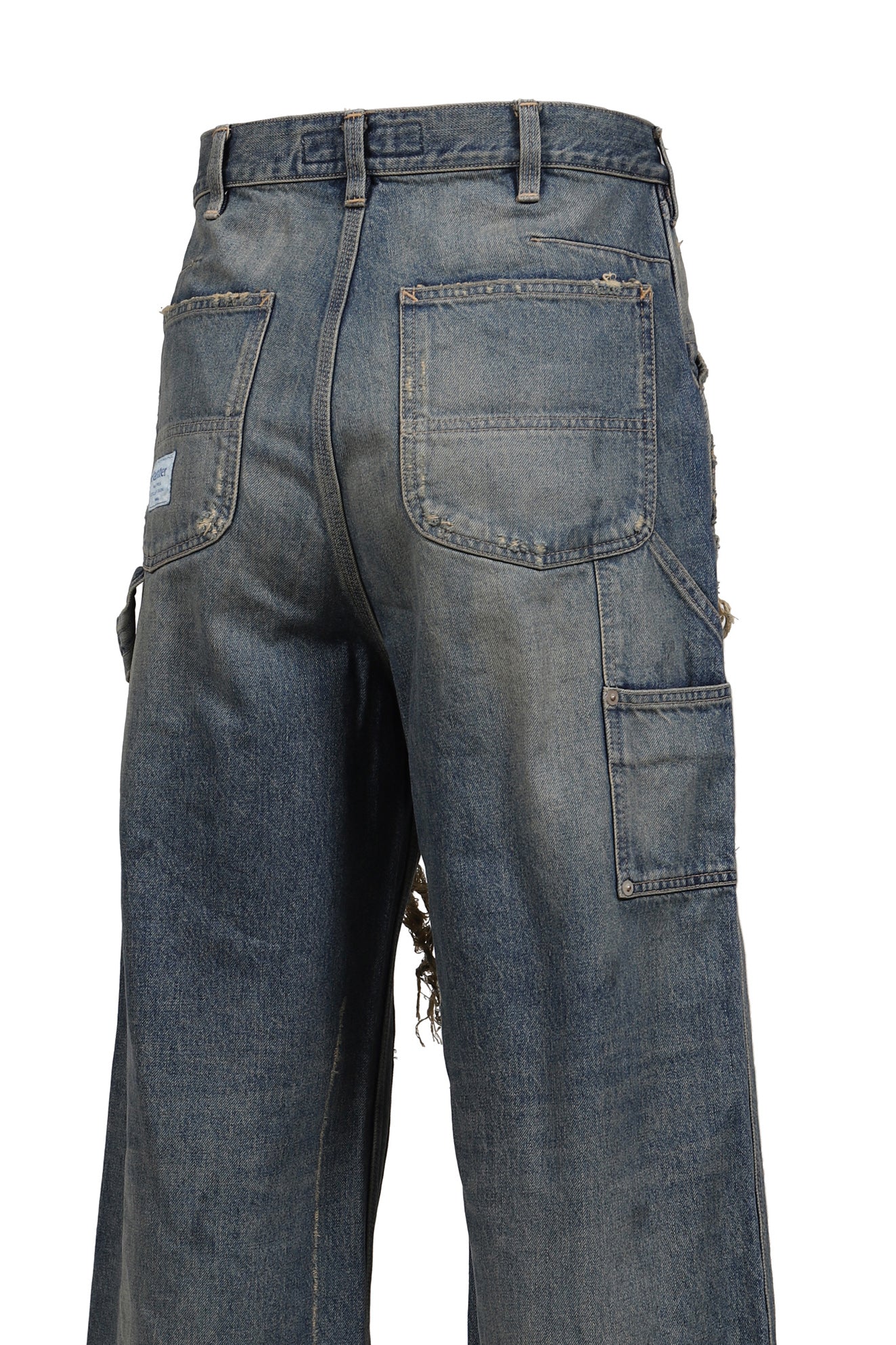 "80YEAR" DAMAGE PAINTER DENIM PANTS / IND