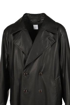 LOOSE DOUBLE COAT / D. BROWN 