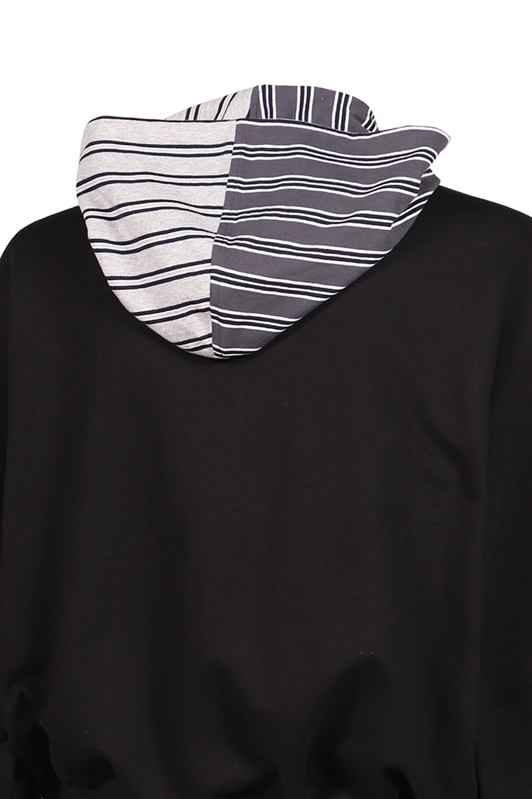 BLACK BUBBLE HOODIE ZIP-UP / BLK