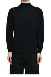 MOCK NECK SWEATER / BLK