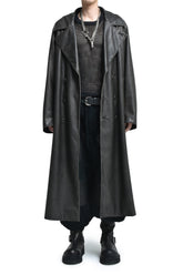 LOOSE DOUBLE COAT / D. BROWN 