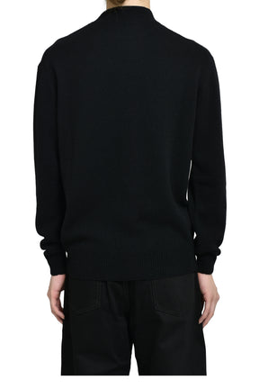 MOCK NECK SWEATER / BLK