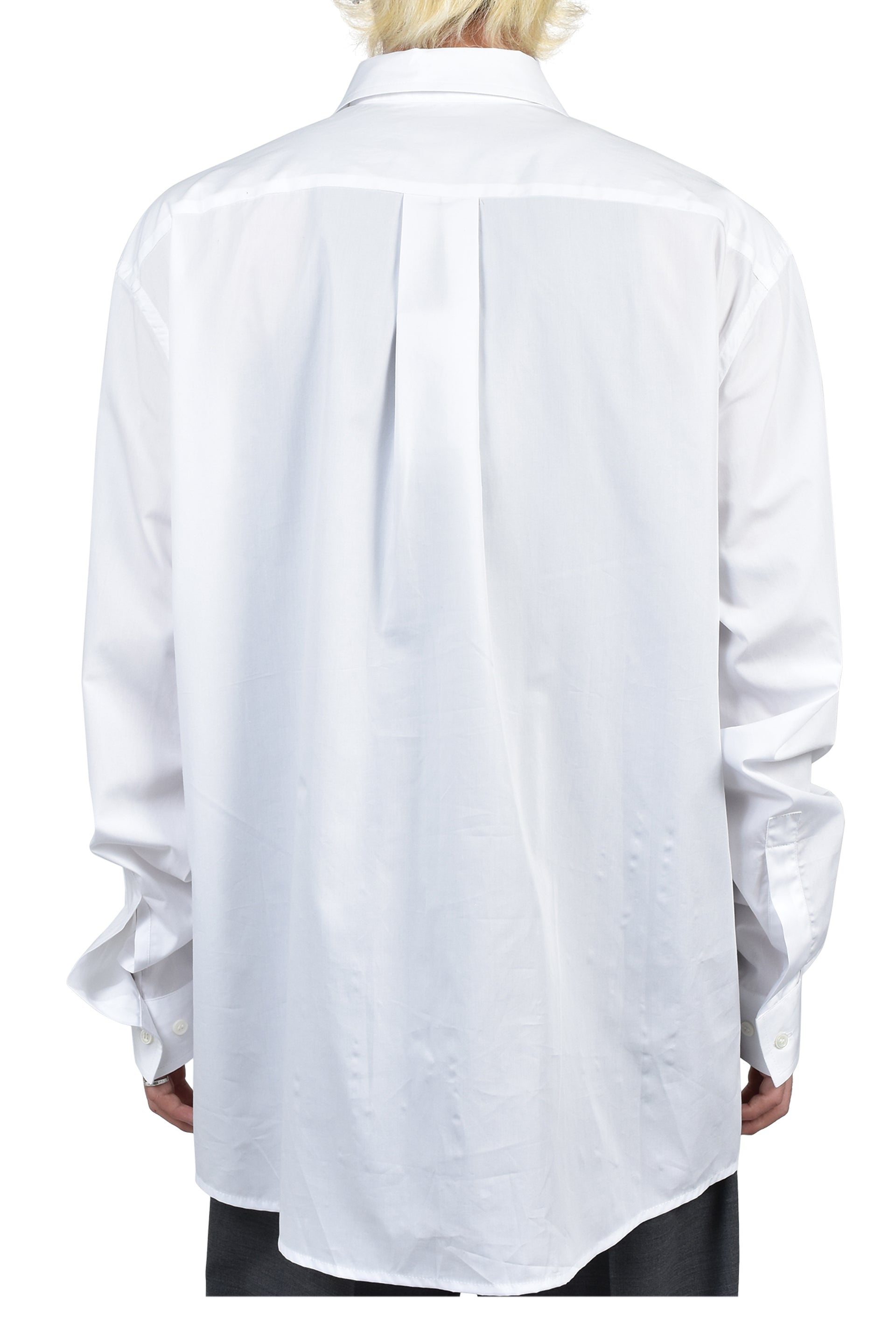 OVERSHIRT WITH VEST / BLU PINSTRIPE