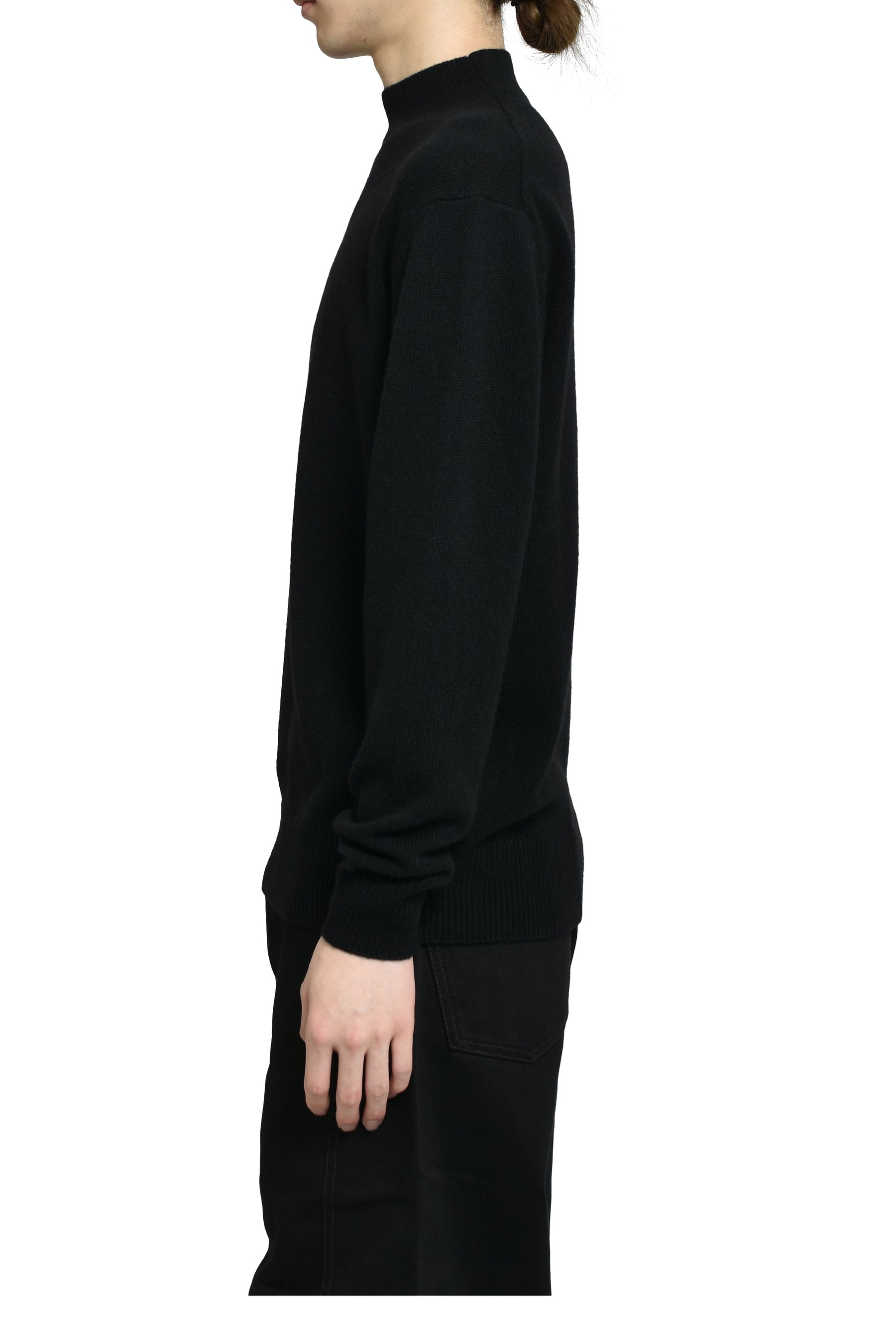 MOCK NECK SWEATER / BLK
