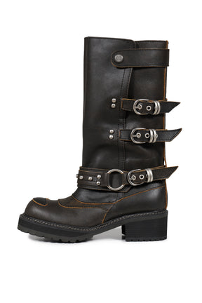 IVAN HALF STRAP BOOTS / D.BRW