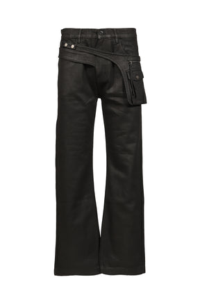 SLAYER PANTS / WAXED BLK