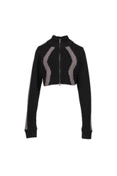 DOUBLE ZIP KNIT / BLACK