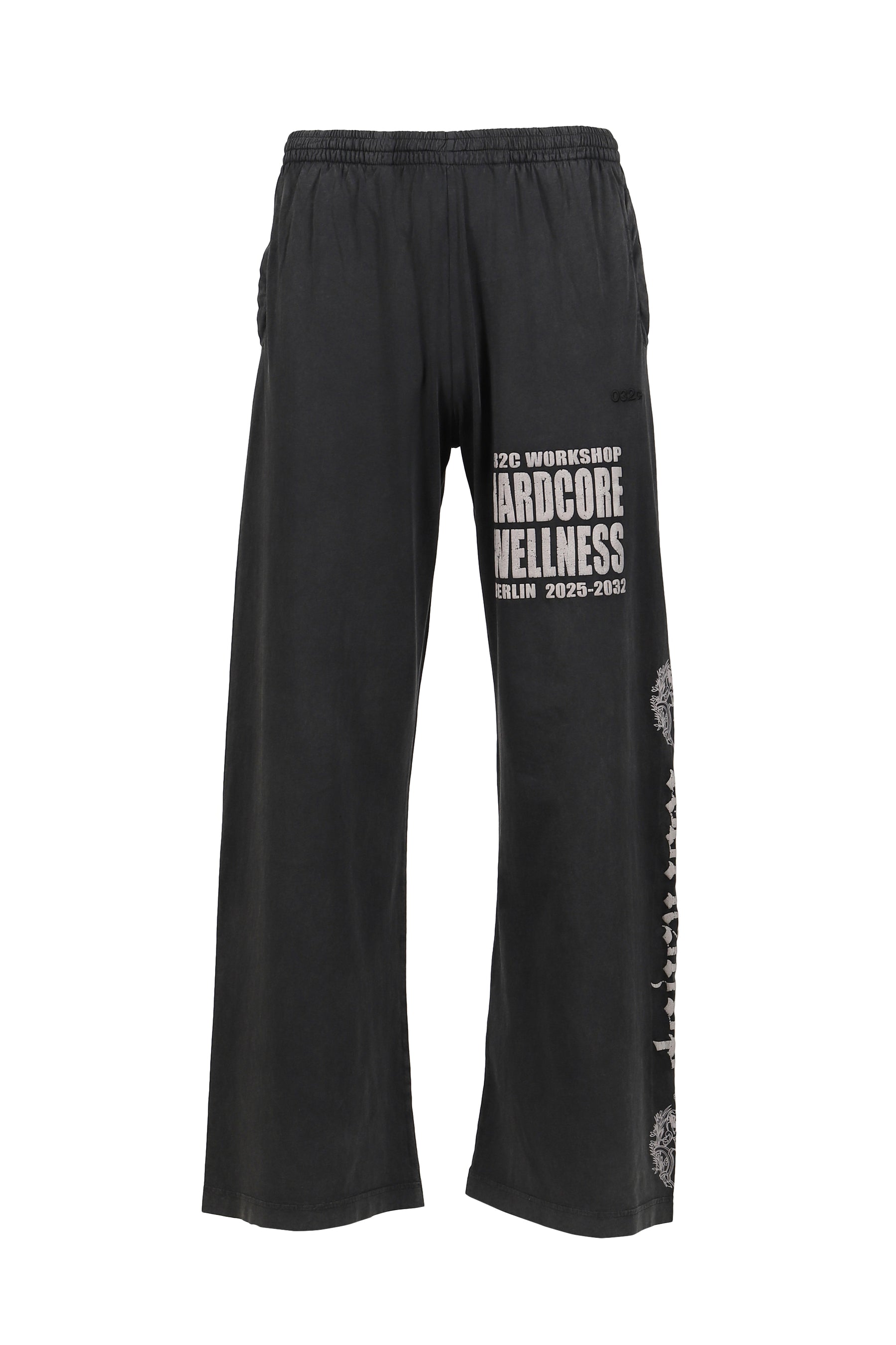 HARDCORE WELLNESS'' PANTS / BLK