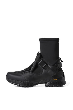 CLOUD WALKER / BLACK RECYCLED LEATHER