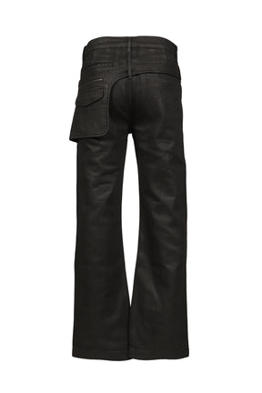 SLAYER PANTS / WAXED BLK