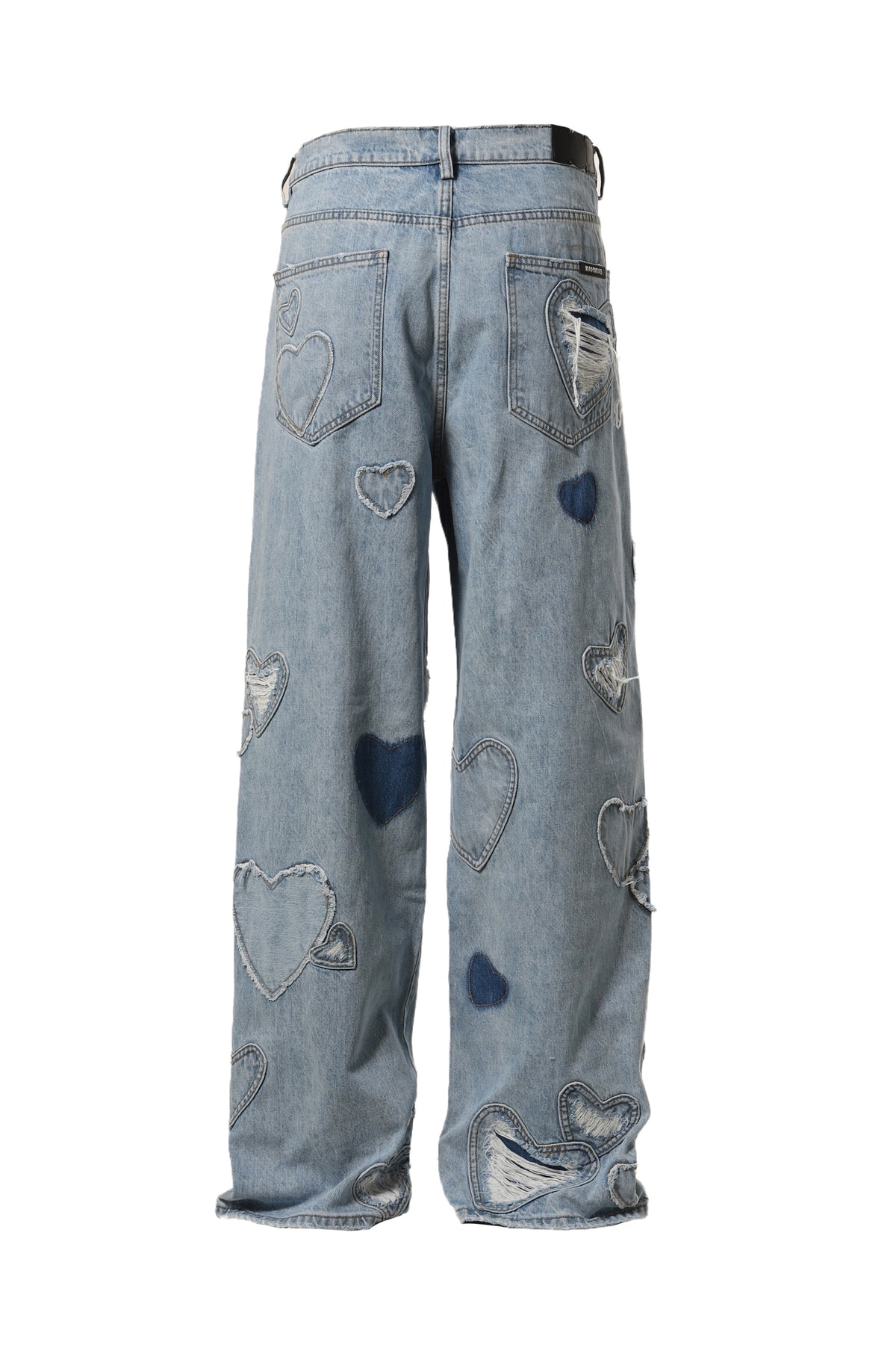 HEART PATCHWORK JEANS / LBLU