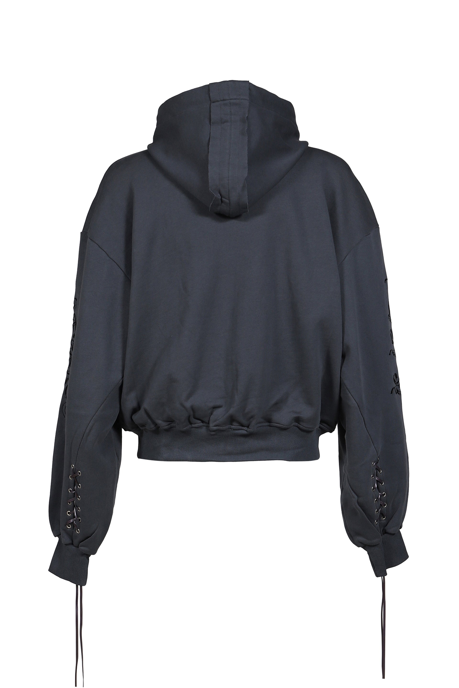 WASHED CHAOS HOODIE / BLK