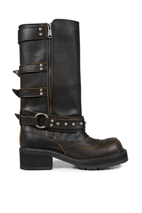 IVAN HALF STRAP BOOTS / D.BRW