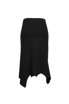 FEMME UPSIDE-DOWN SKIRT / BLK