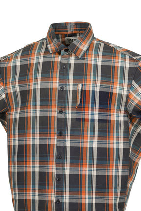 BENDER CUT OFF FLANNEL / ORG PLAID