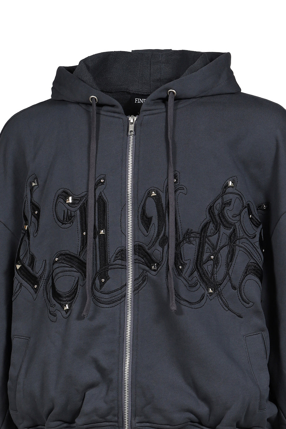 WASHED CHAOS HOODIE / BLK