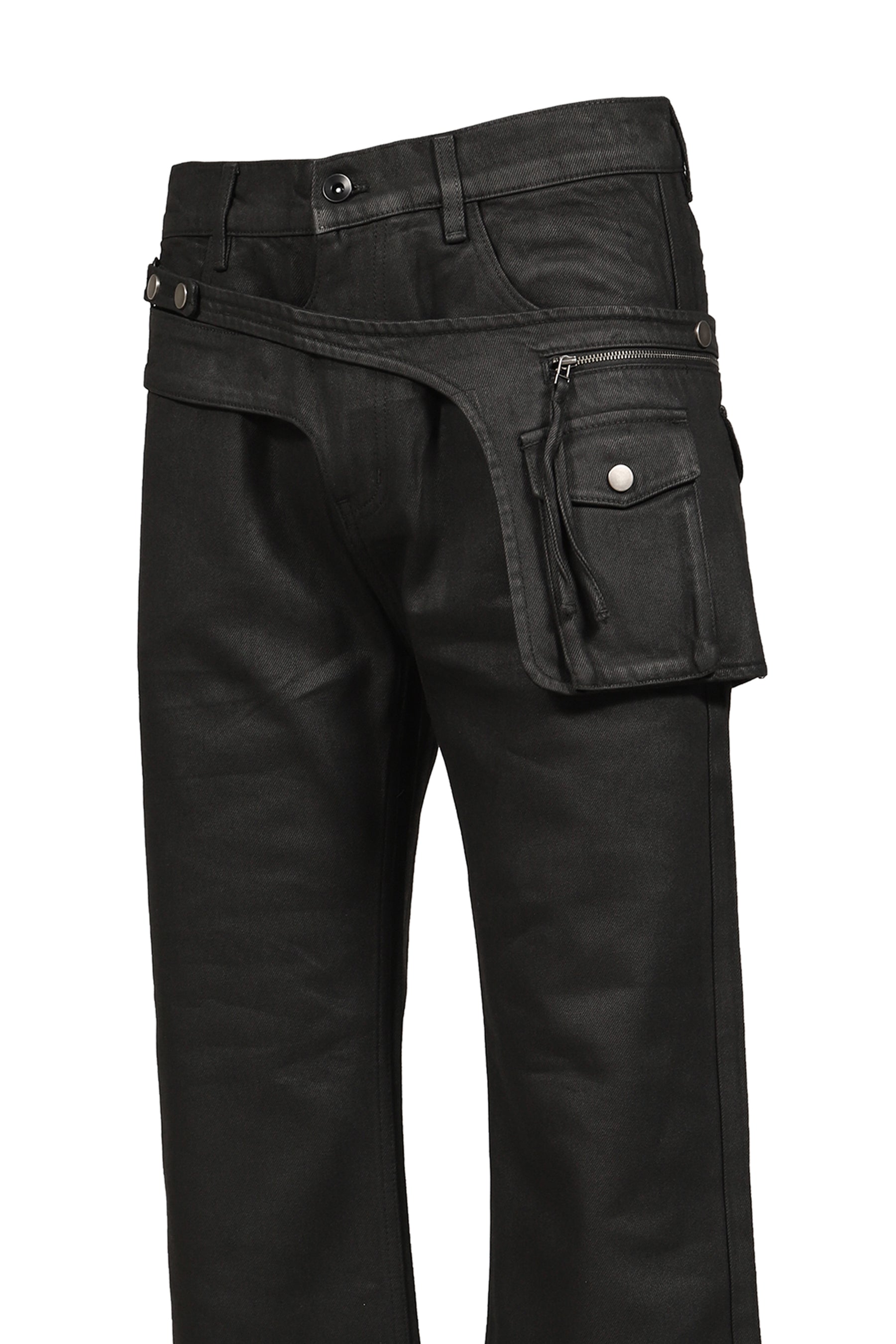 SLAYER PANTS / WAXED BLK