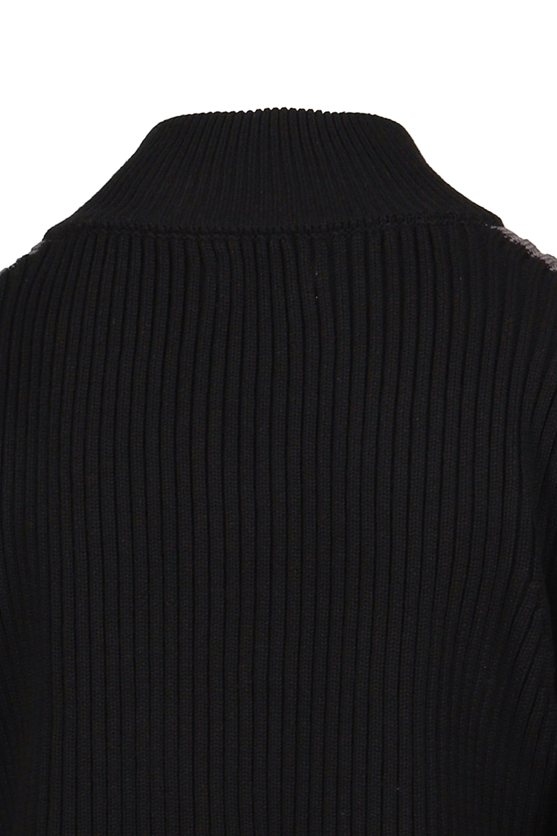 DOUBLE ZIP KNIT / BLACK