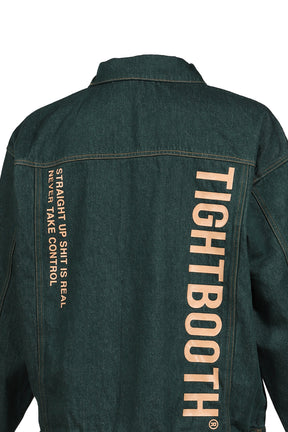 DENIM JAKCET / DARK GRN